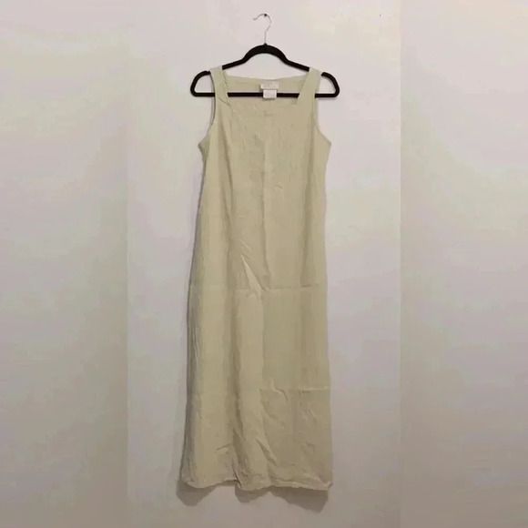 Vintage S.C. & CO. Women’s Maxi dress size 12 in pale  yellow made in Canada - Picture 2 of 5